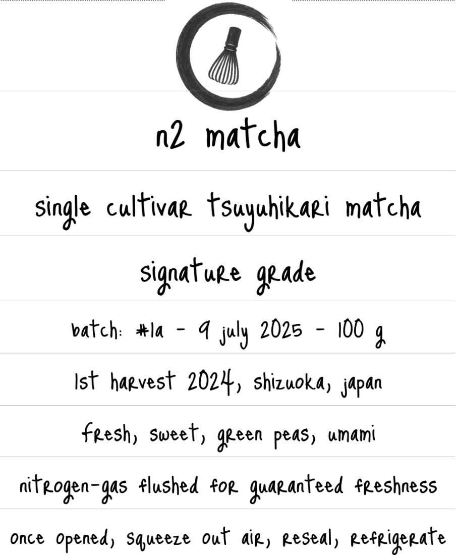 Batch 1A - Signature Grade - Single Cultivar Tsuyuhikari Matcha (Shizuoka) [Limited]