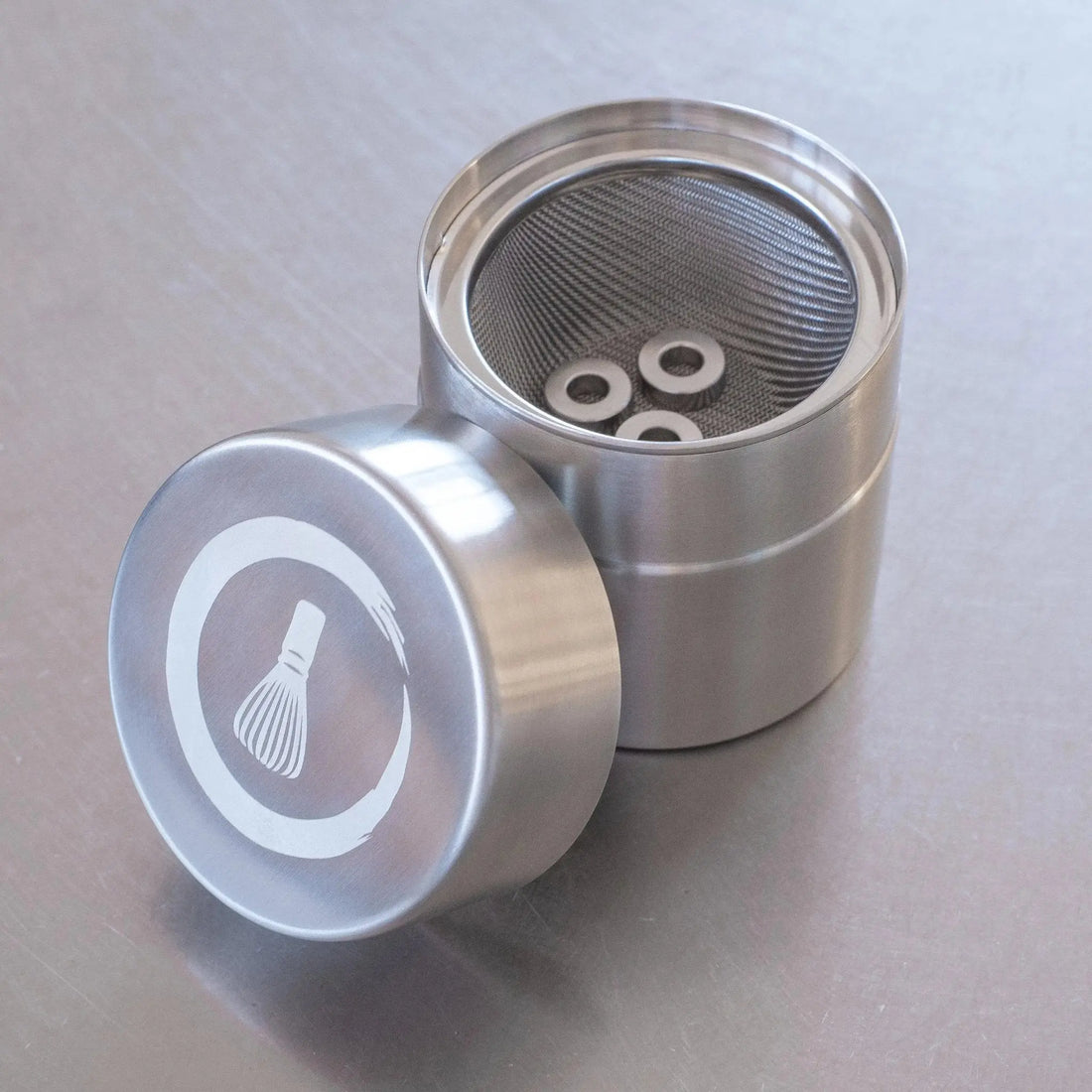 Matcha/Tea Powder Sifter - Satin-Finished Stainless Steel n2 matcha